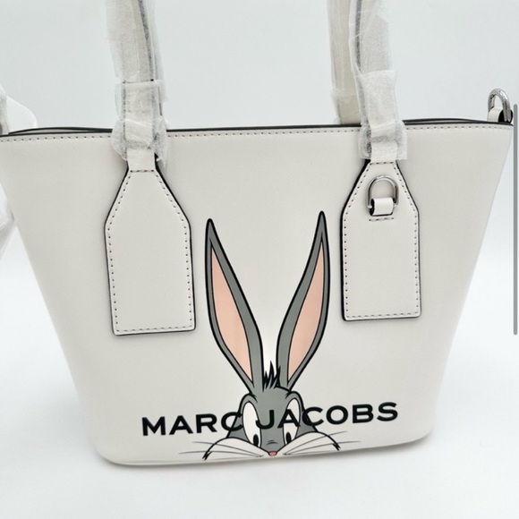 NWT Marc Jacobs x Looney Toons Collab Bugs Bunny 2-way bag - Picture 2 of 4